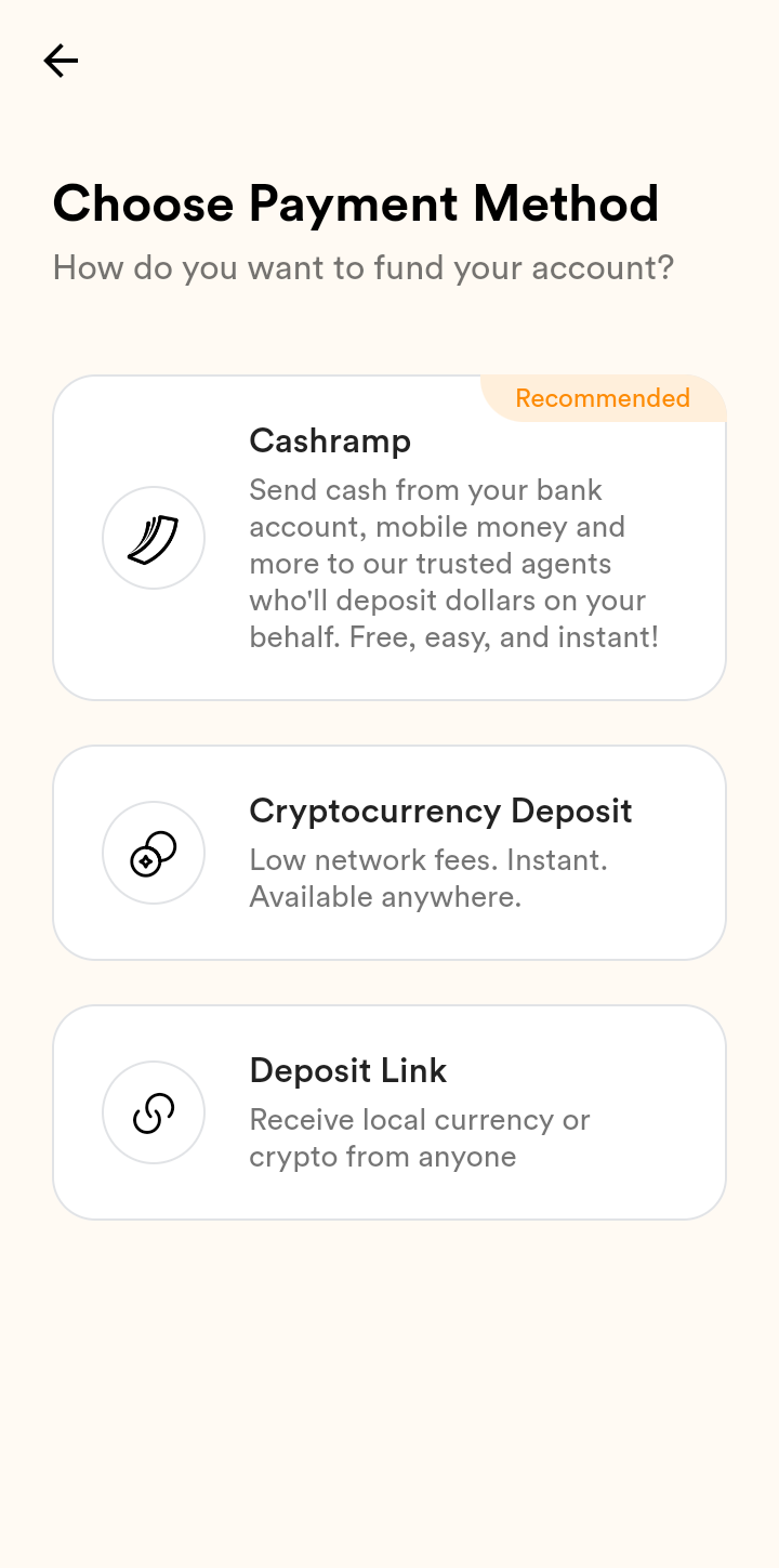  Accrue Fund Wallet user flow UI screenshot