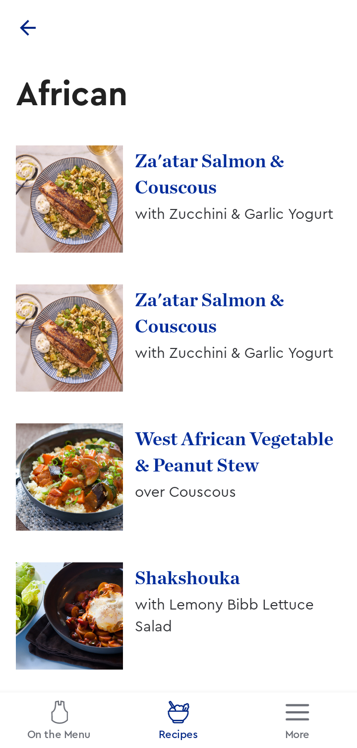 Blueapron Recipes flow