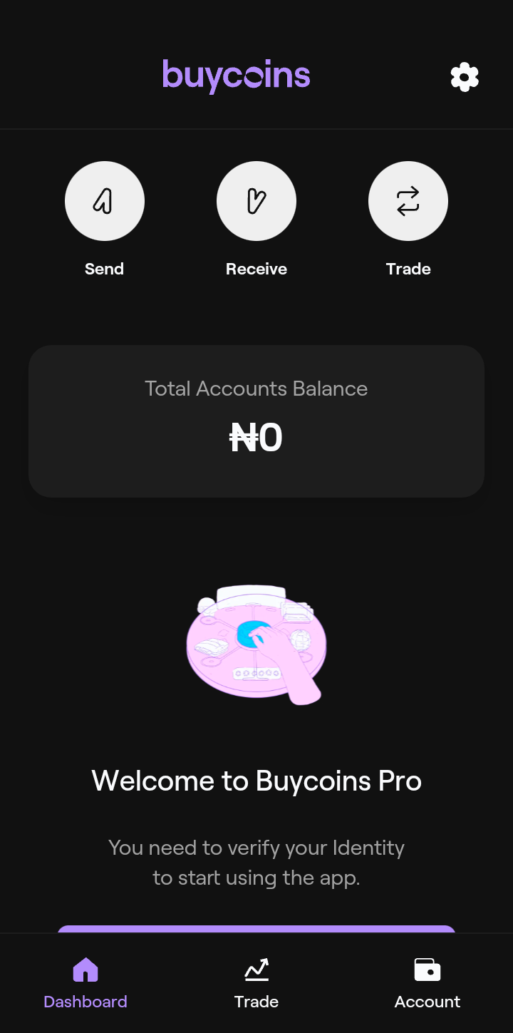 Buycoins App Screenshots