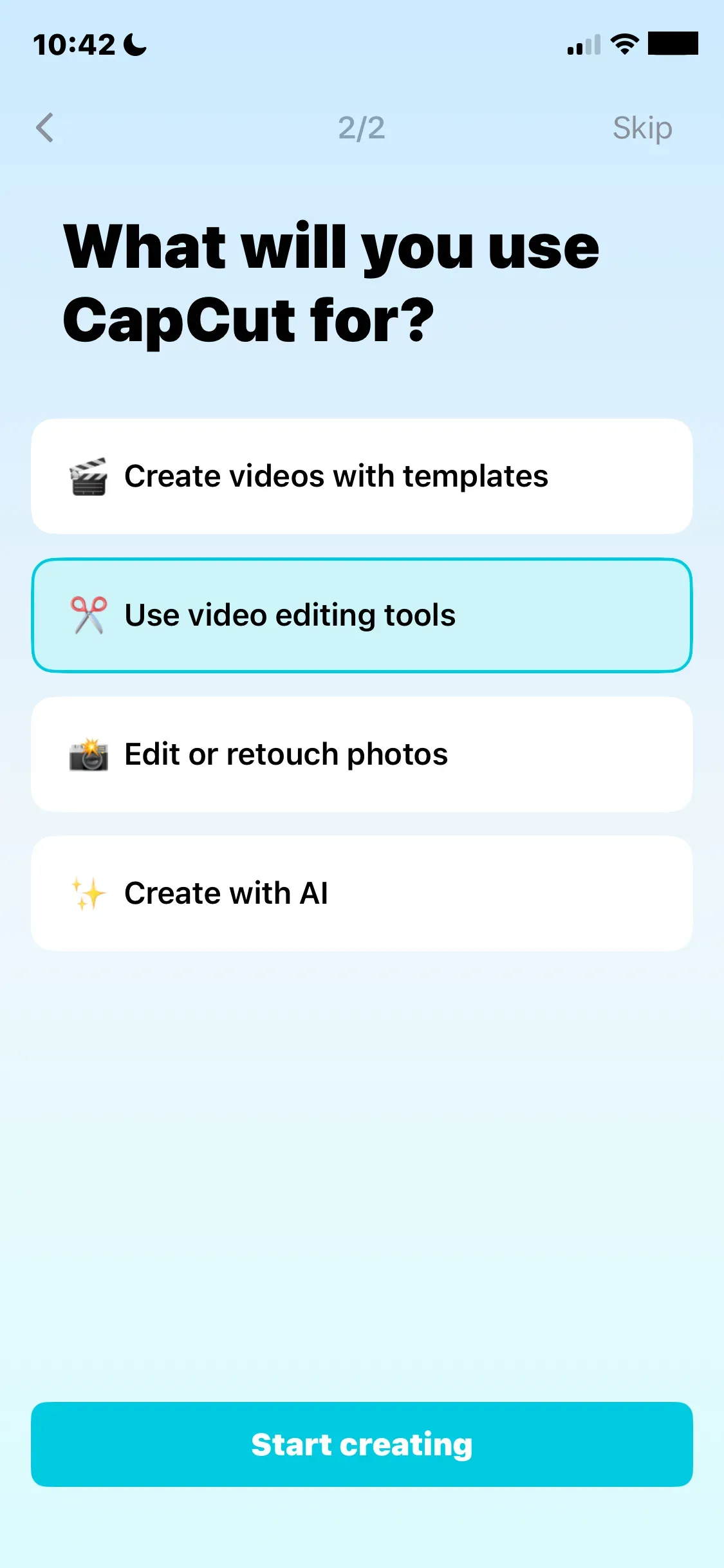 Capcut App Screenshots, UI Screens & Design Inspiration | Uiland