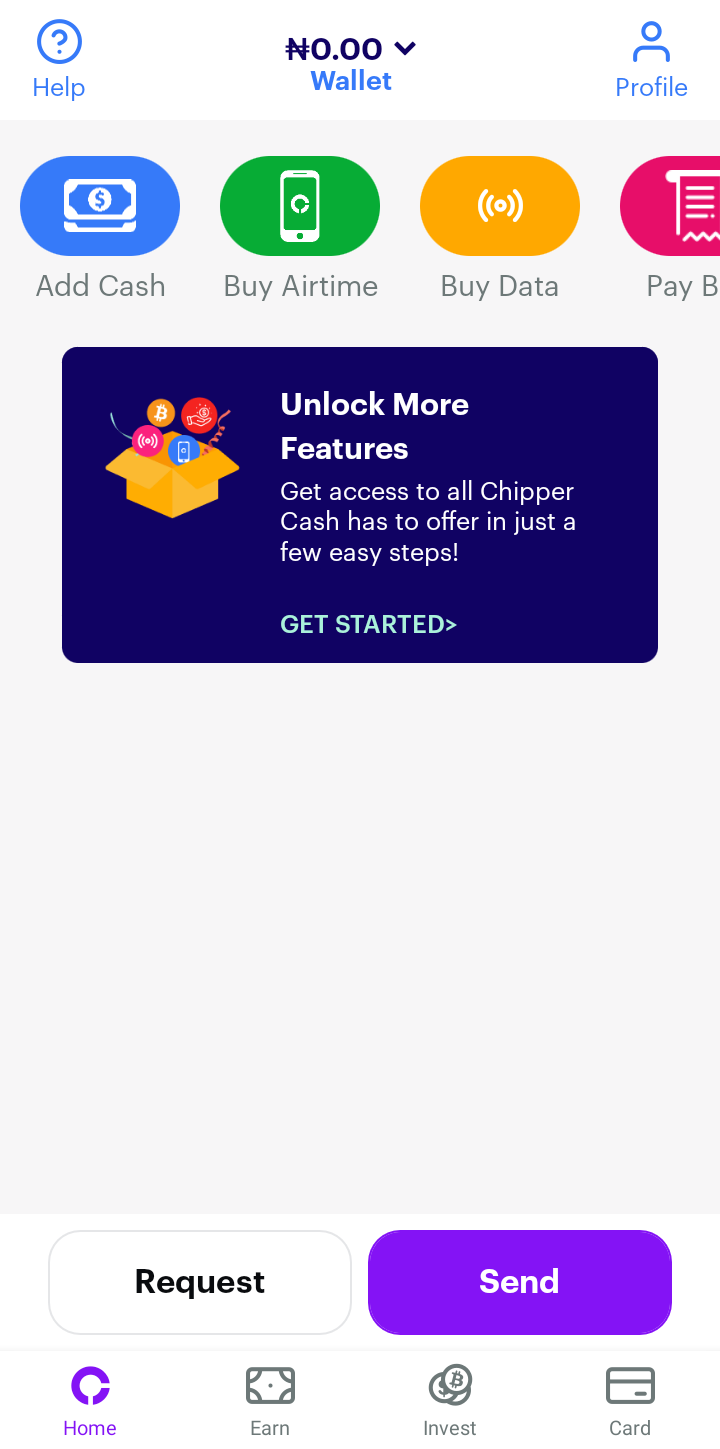 Chippercash App Screenshots