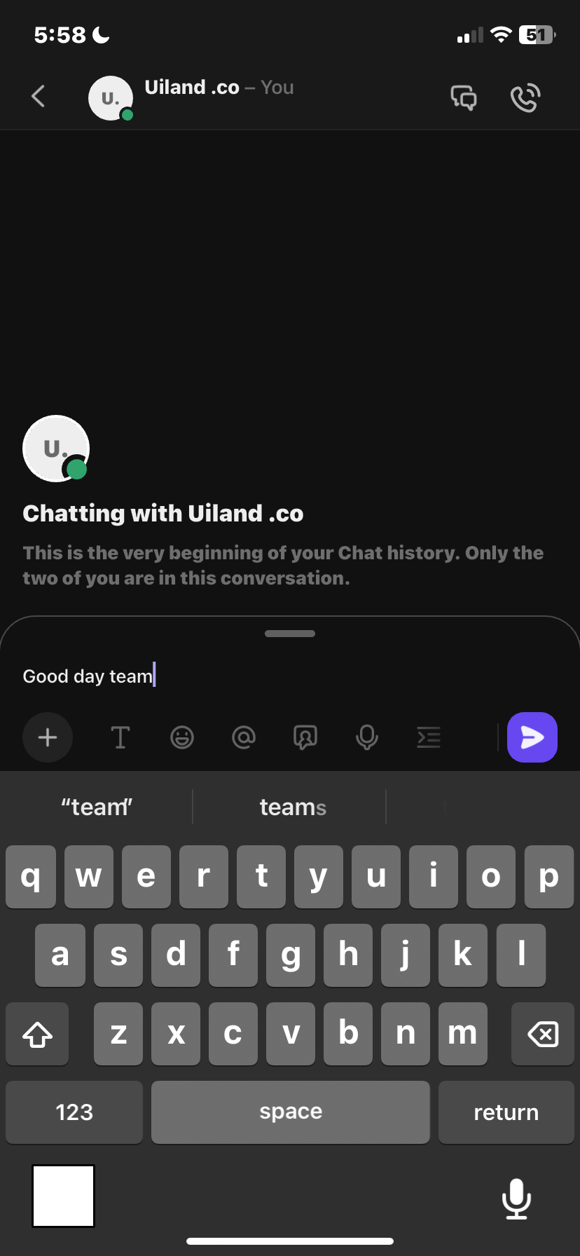  Clickupp Creating New Chat flow