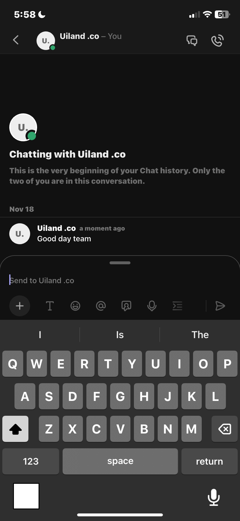  Clickupp Creating New Chat flow