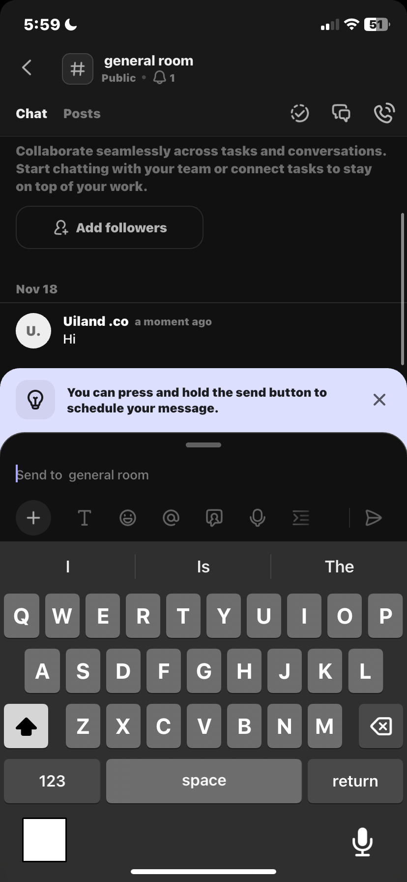  Clickupp Creating New Chat flow