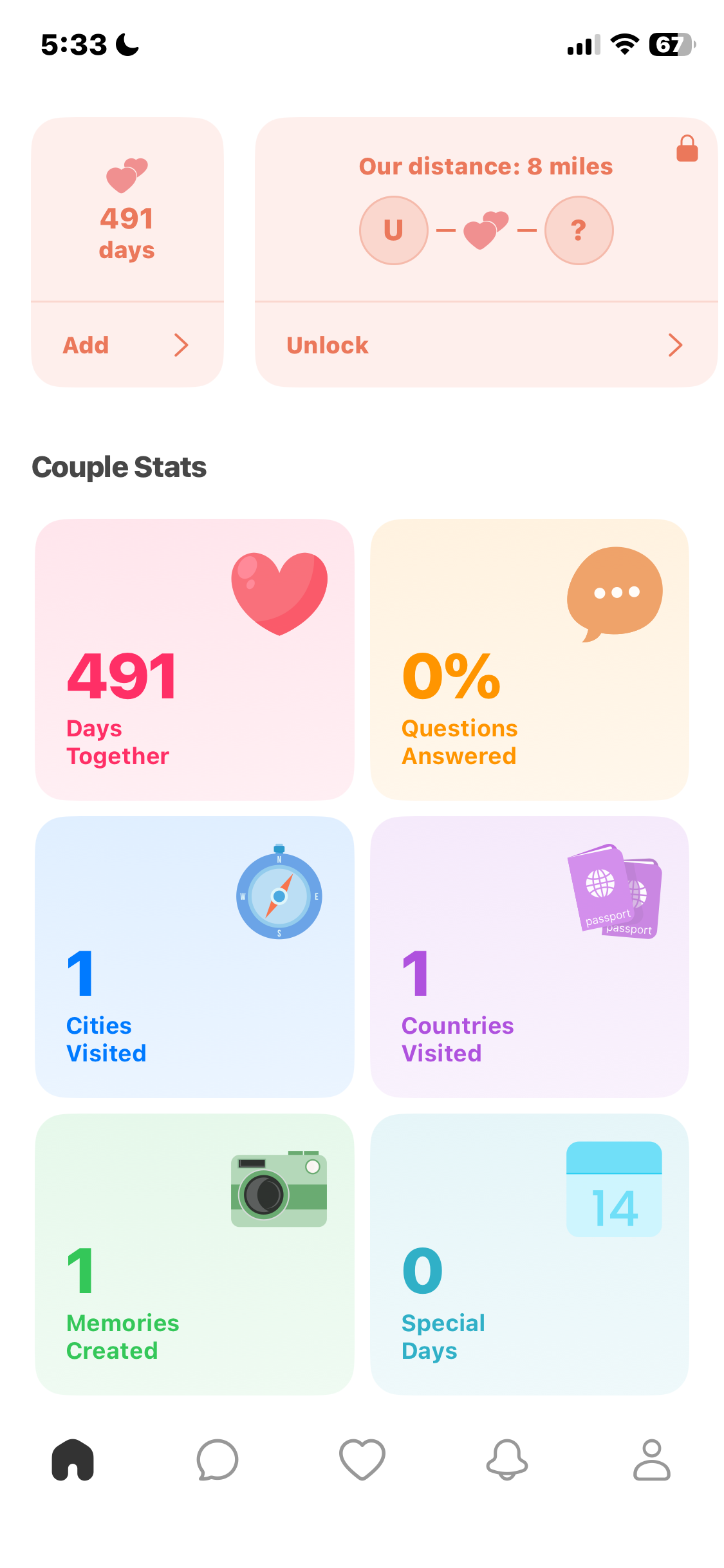Couple Joy App Flows, User Flow Screenshots & UX Patterns | Uiland