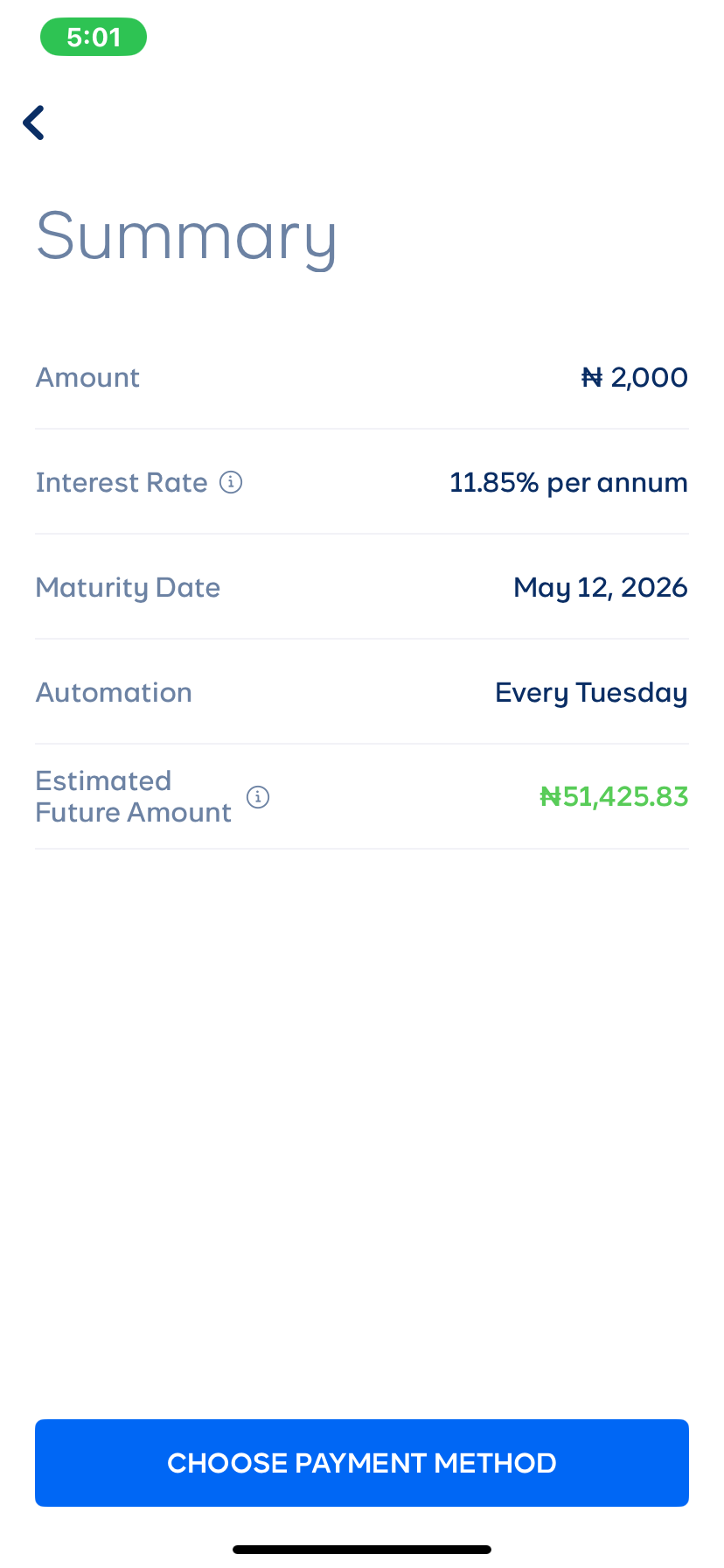  Cowrywisee Make Investment flow