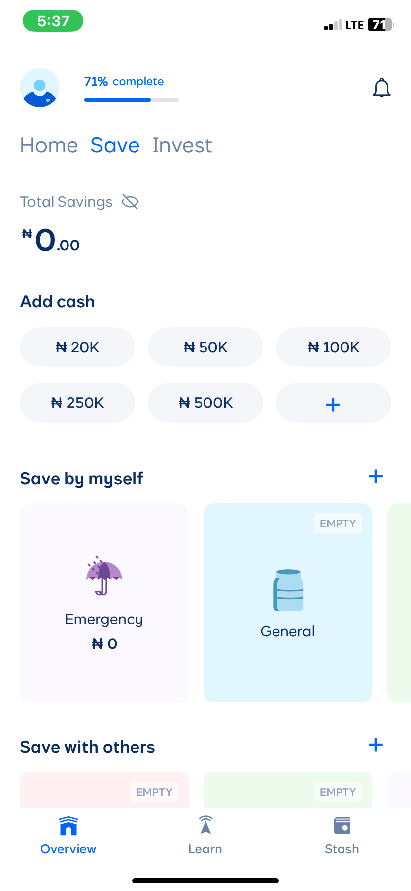  Cowrywisee Savings flow