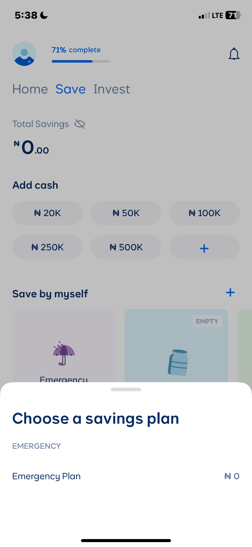  Cowrywisee Savings flow