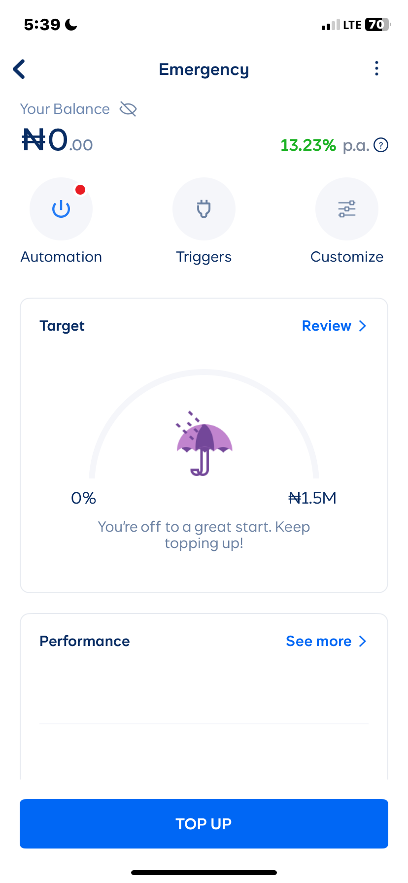  Cowrywisee Savings flow