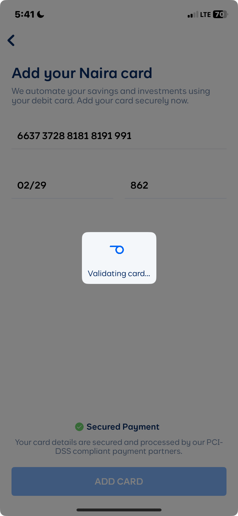  Cowrywisee Savings flow