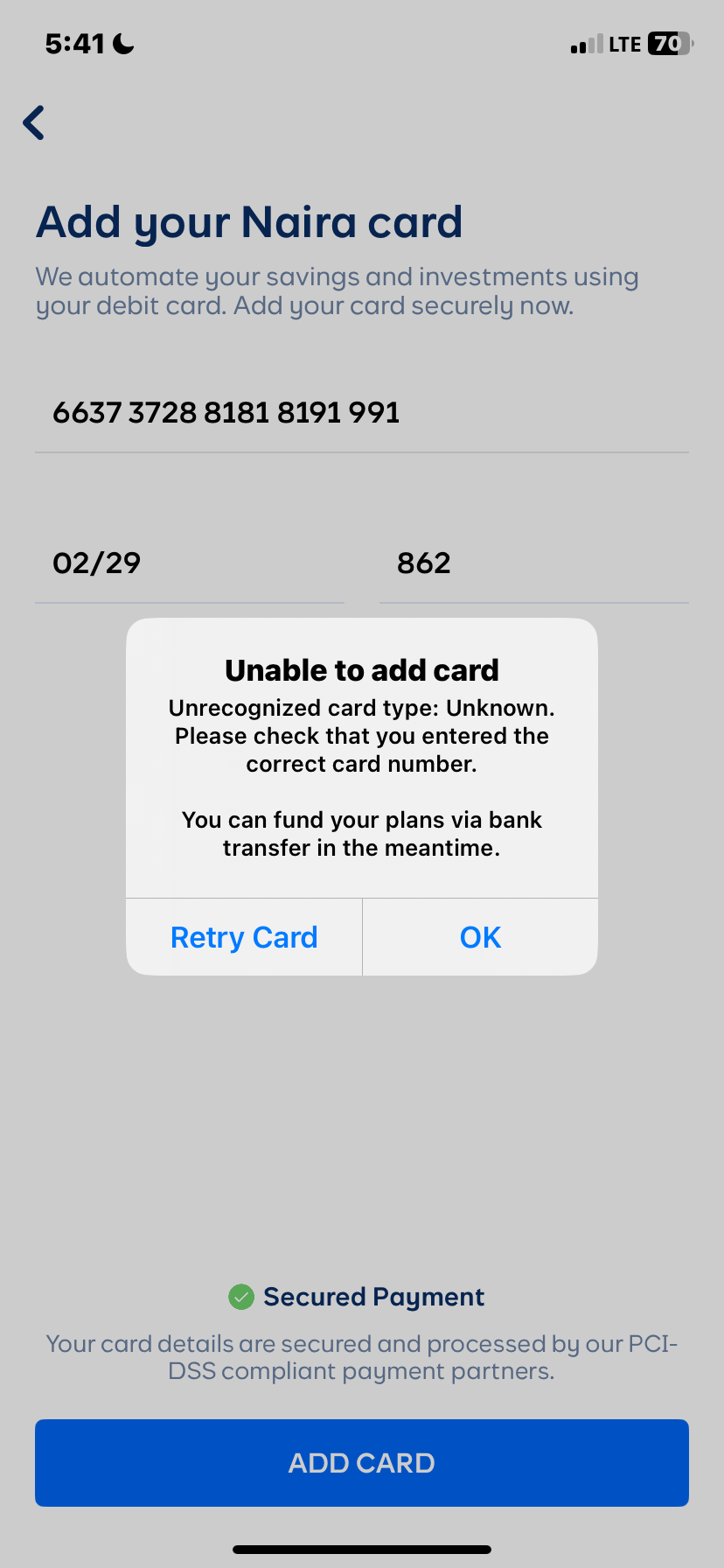  Cowrywisee Savings flow