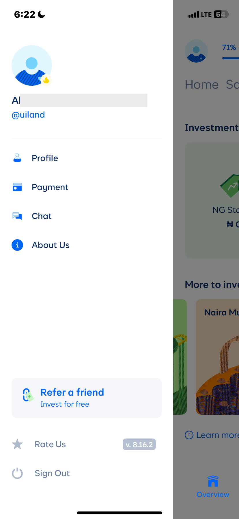  Cowrywisee My profile flow