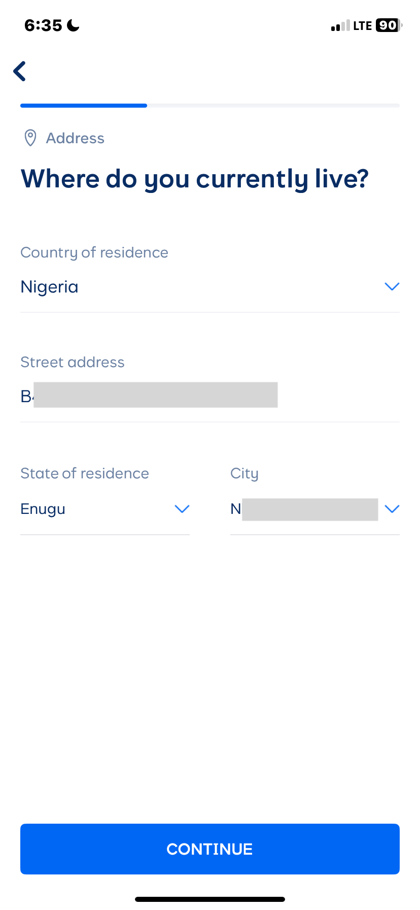  Cowrywise My profile flow