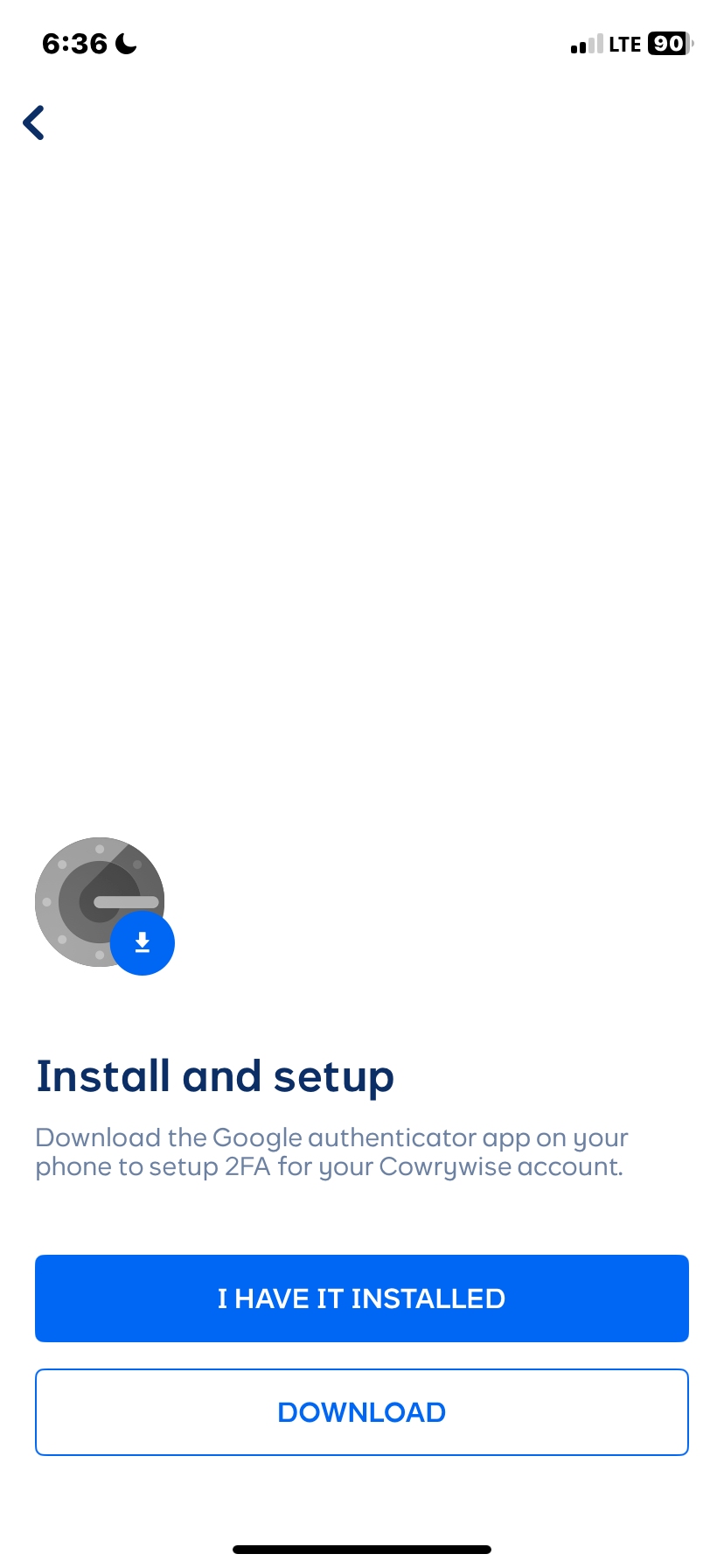  Cowrywisee Set passcode flow