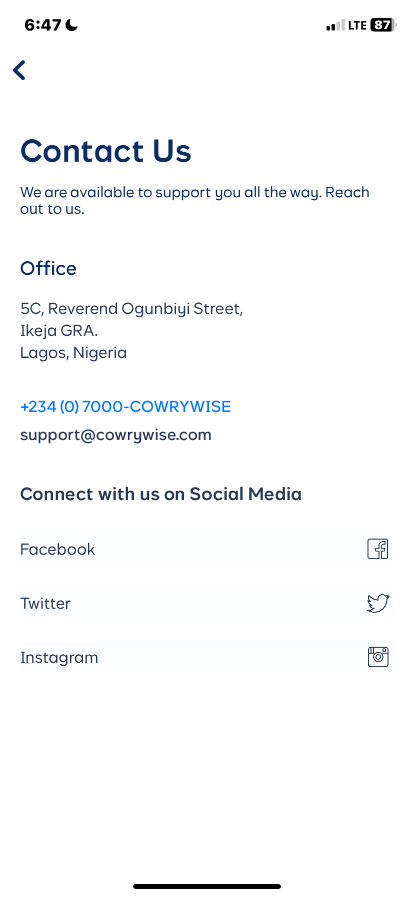  Cowrywisee About flow