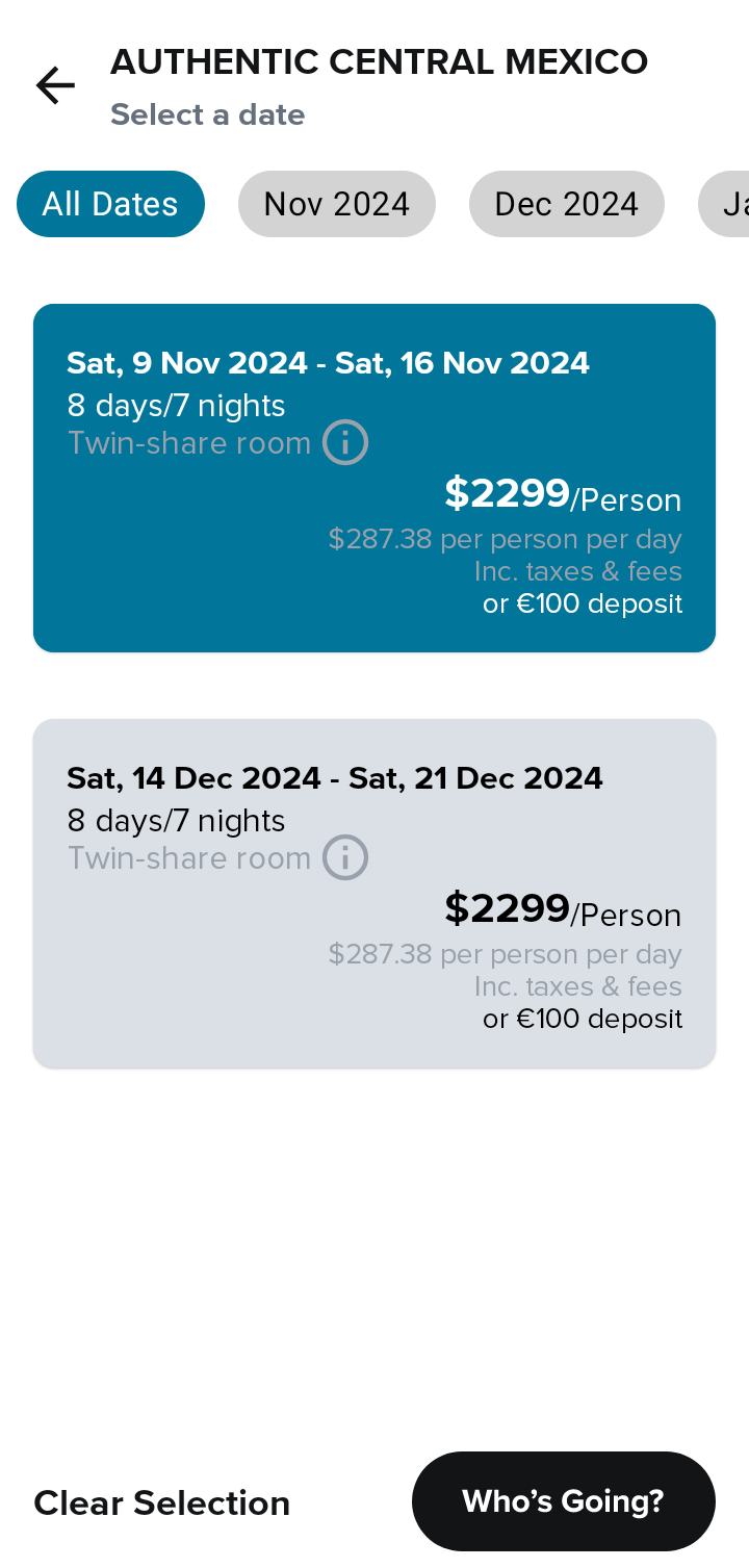  Culturetrip Booking   ui screens