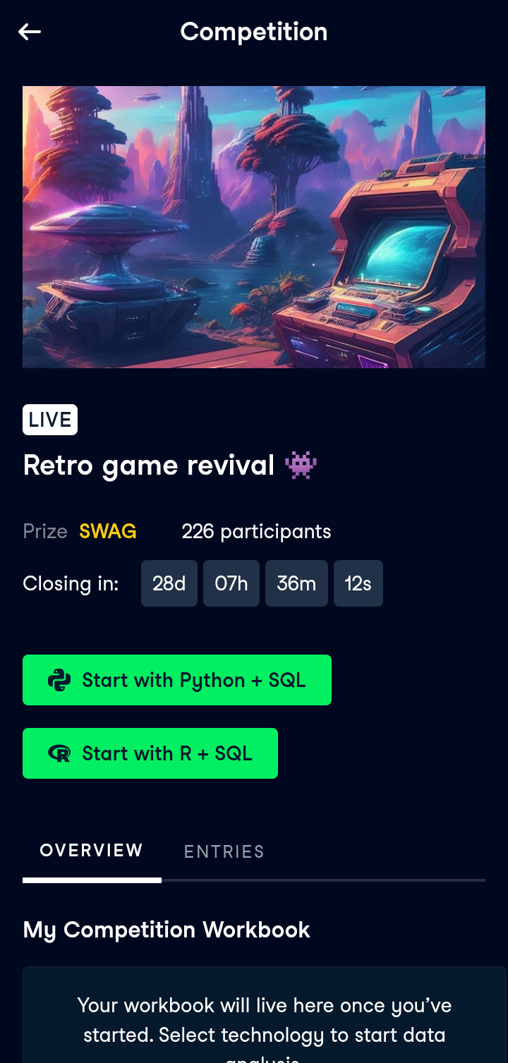  Datacamp Join Competition flow