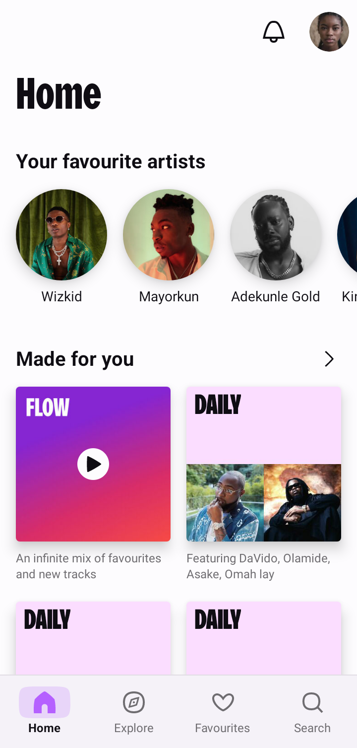Deezer Log In Deezer App Flows, User Flow Screenshots & UX Patterns | Uiland