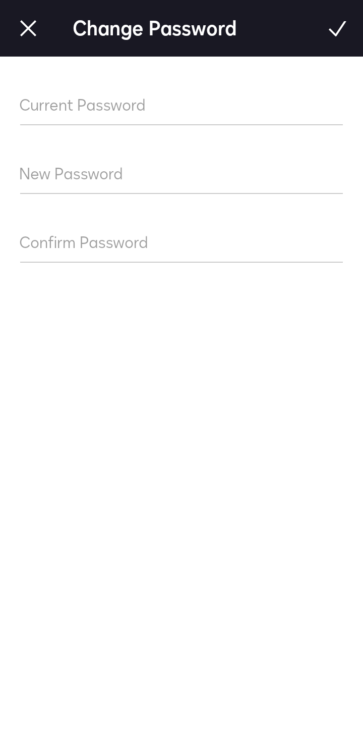  Docusign Change Password user flow UI screenshot
