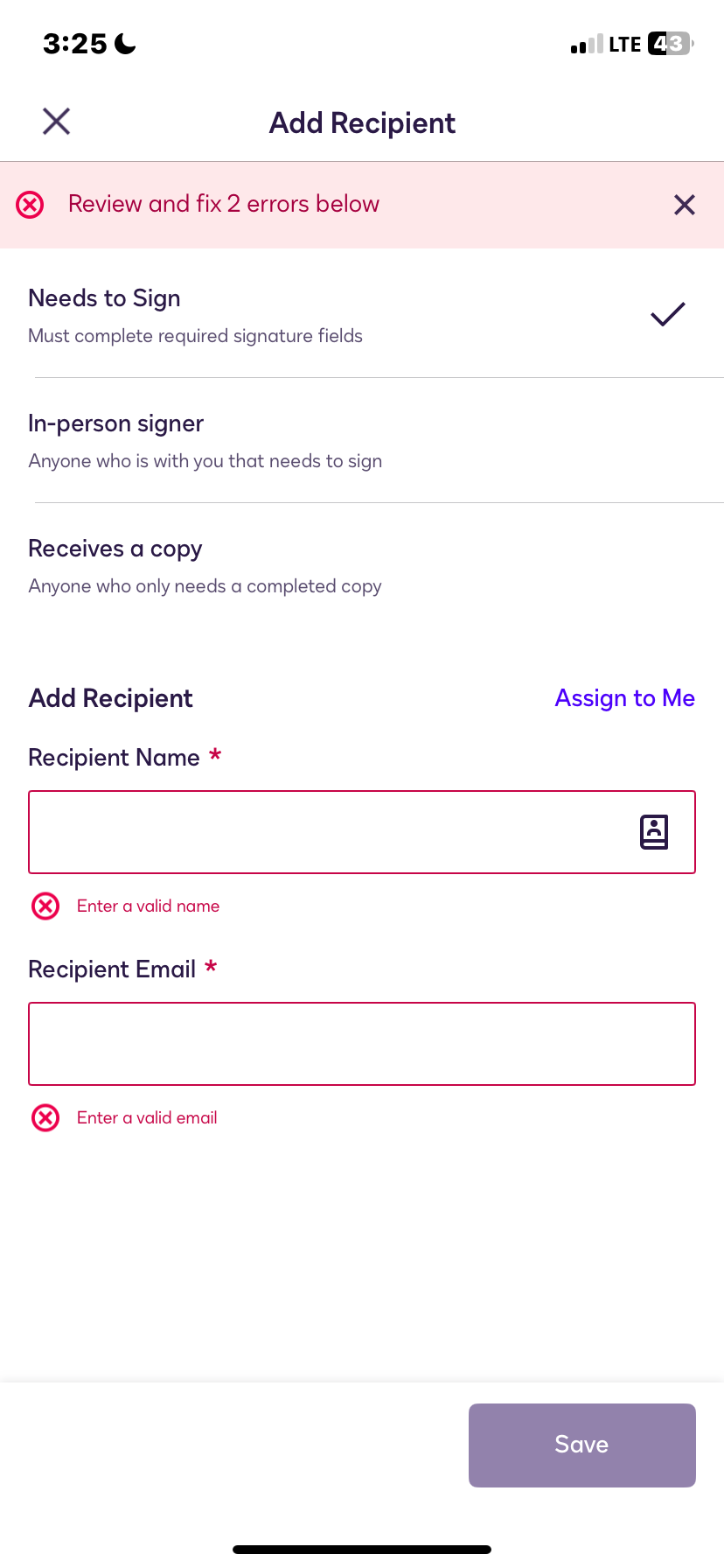 Docusign App Flows, User Flow Screenshots & UX Patterns | Uiland