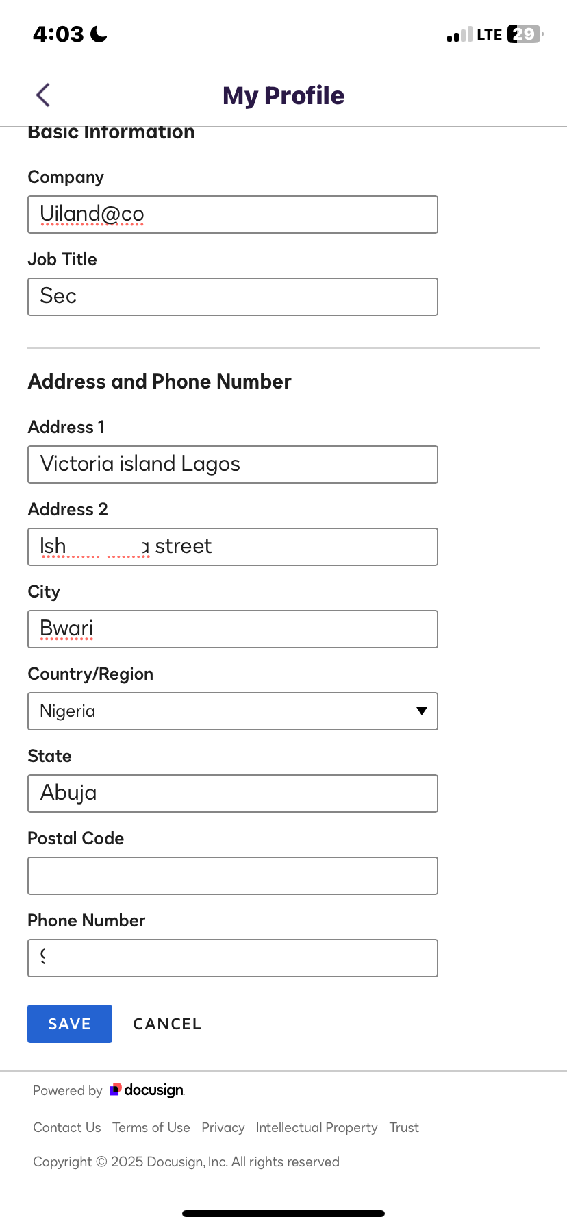 Docusign App Flows, User Flow Screenshots & UX Patterns | Uiland