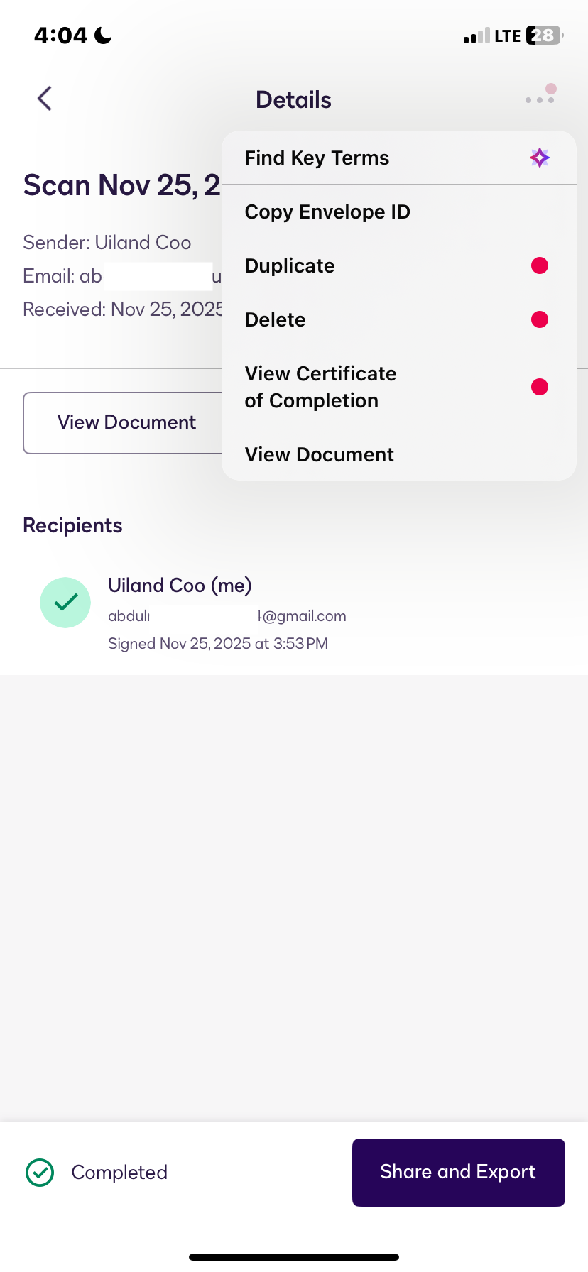 Docusign App Flows, User Flow Screenshots & UX Patterns | Uiland