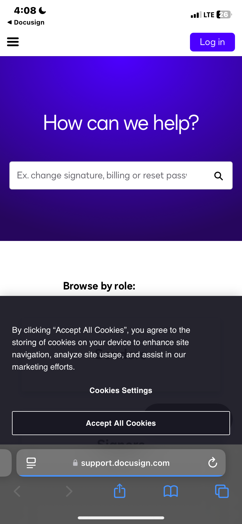 Docusign App Flows, User Flow Screenshots & UX Patterns | Uiland