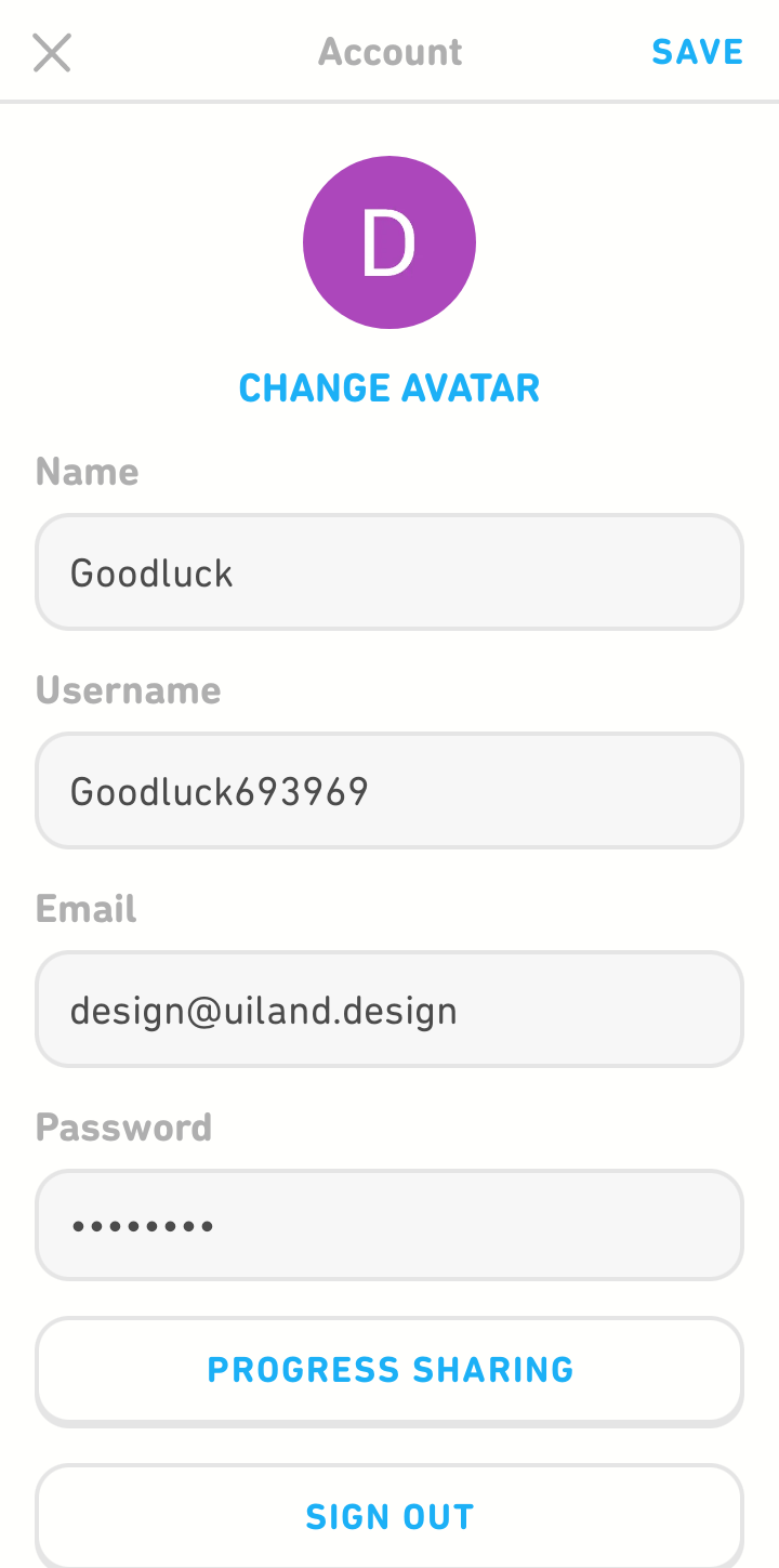  Duolingo Uploading Media user flow UI screenshot