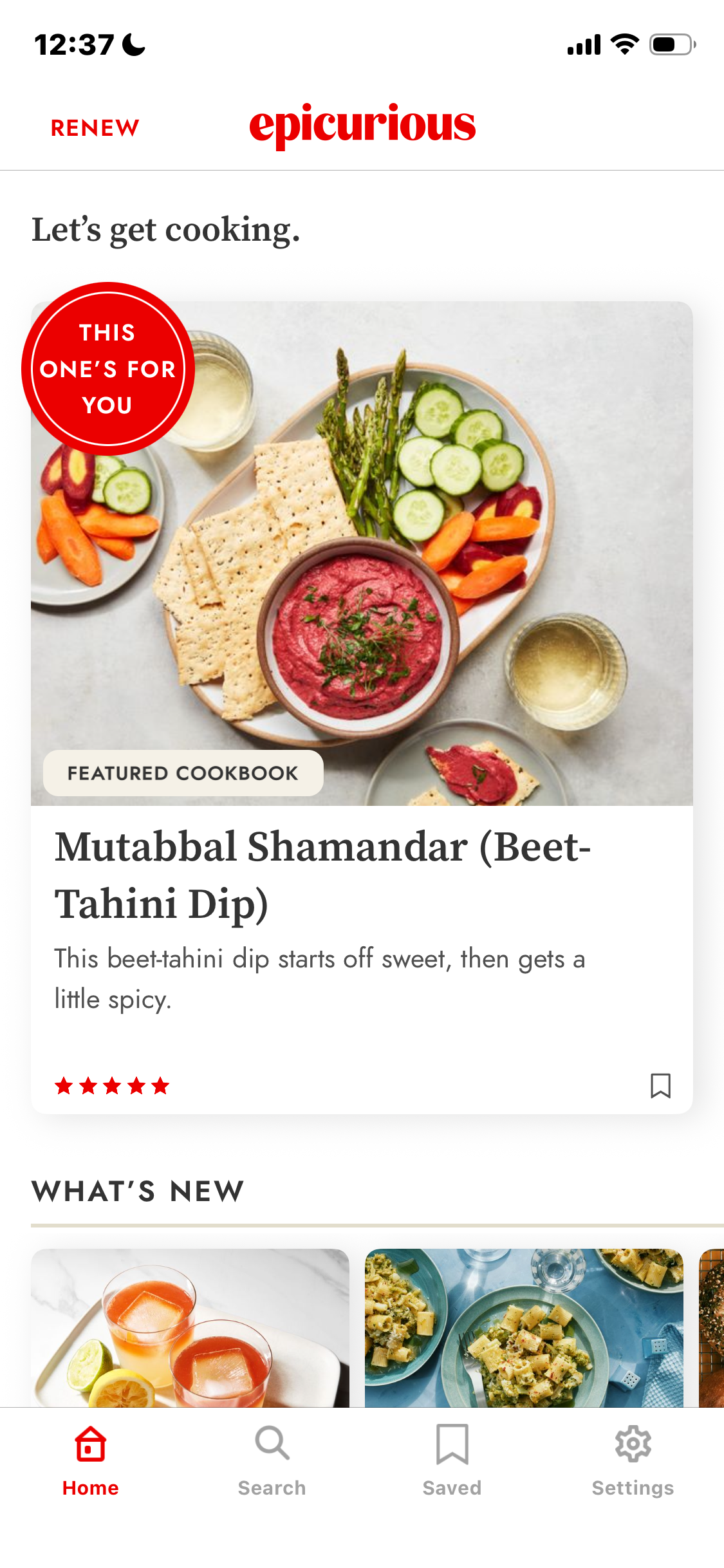 Epicurious App Flows, User Flow Screenshots & UX Patterns | Uiland
