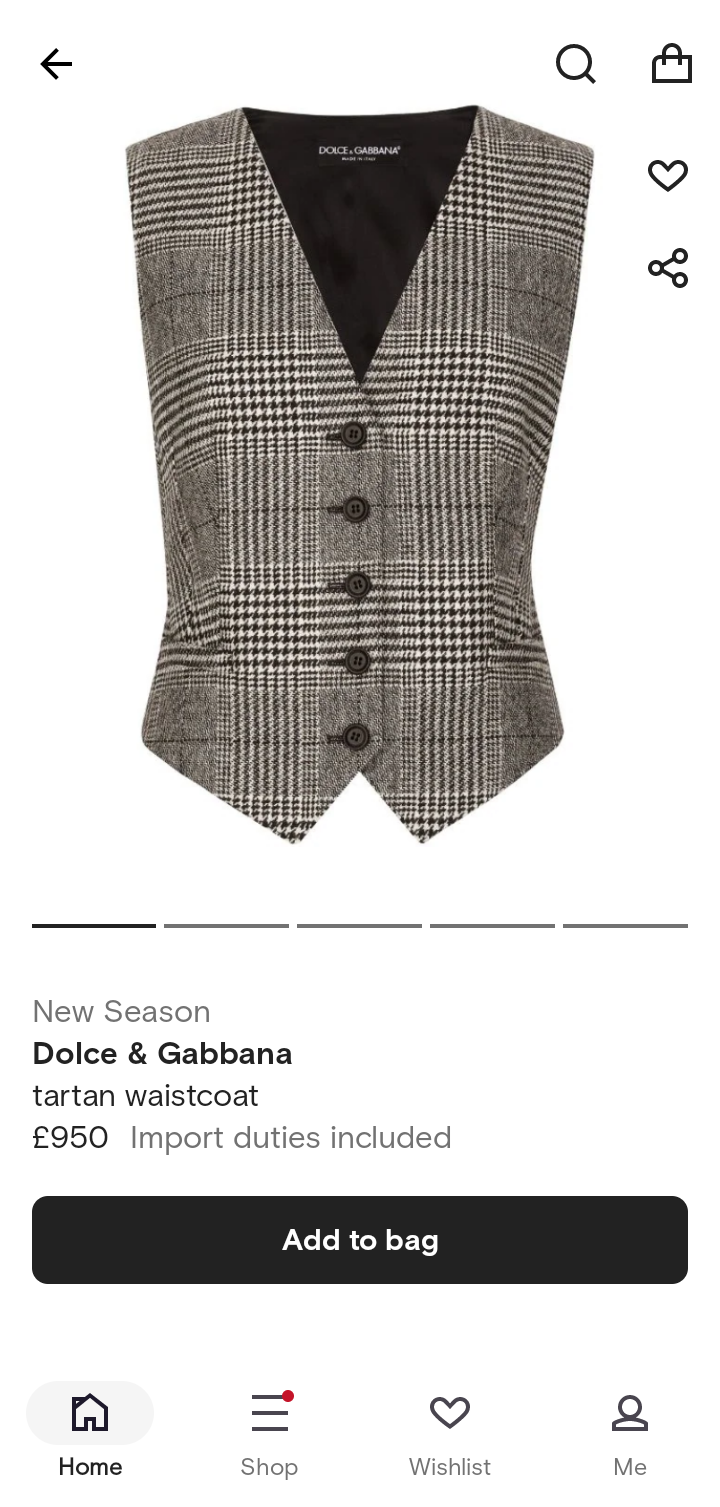  Farfetch Product details  flow