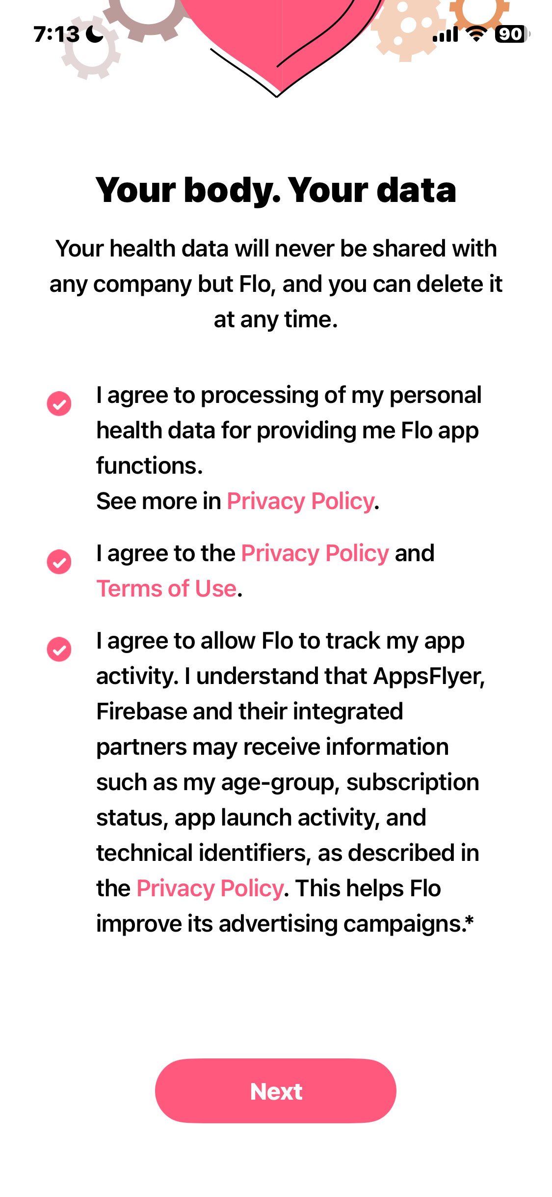 Flo App Screenshots, UI Screens & Design Inspiration | Uiland