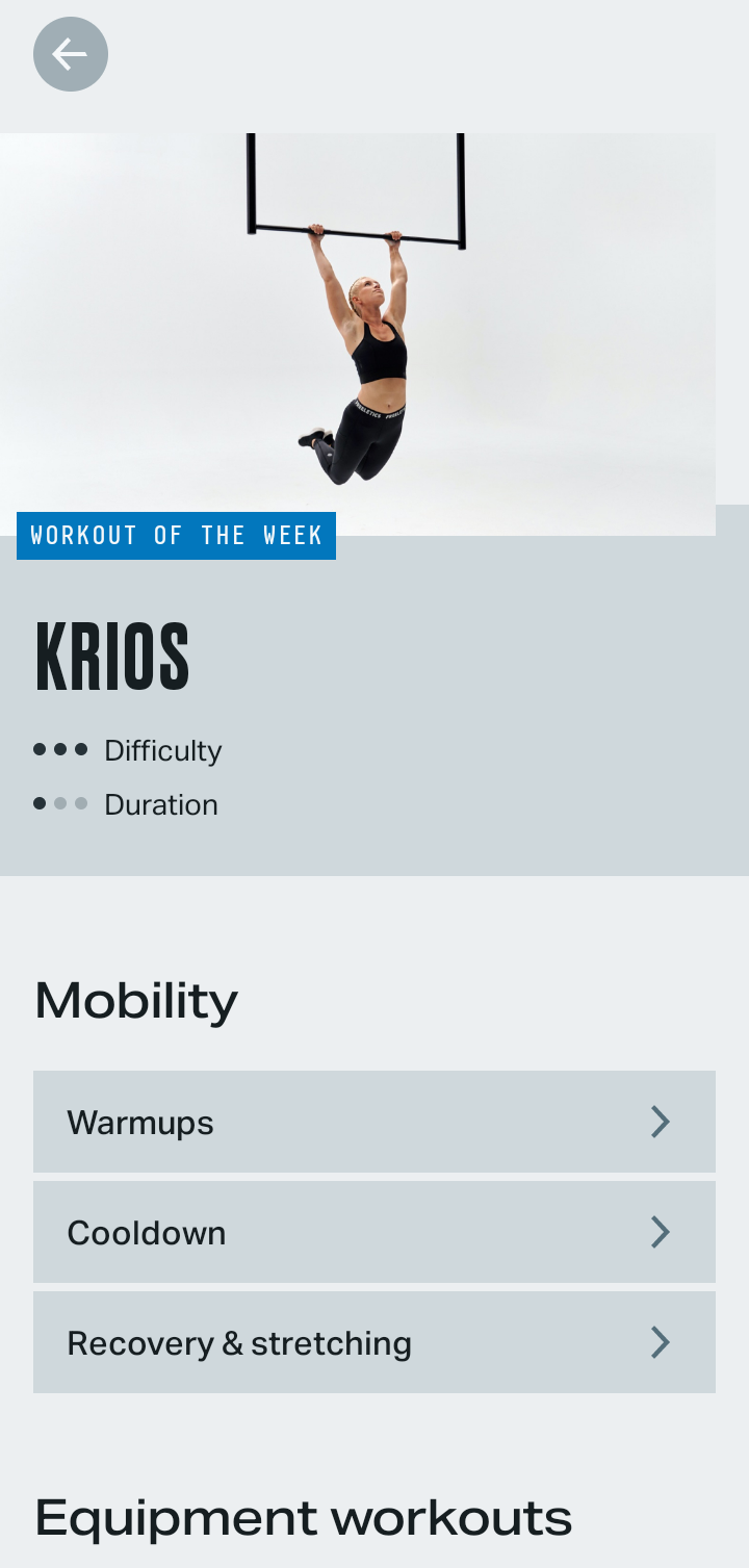  Freeletics Workouts flow