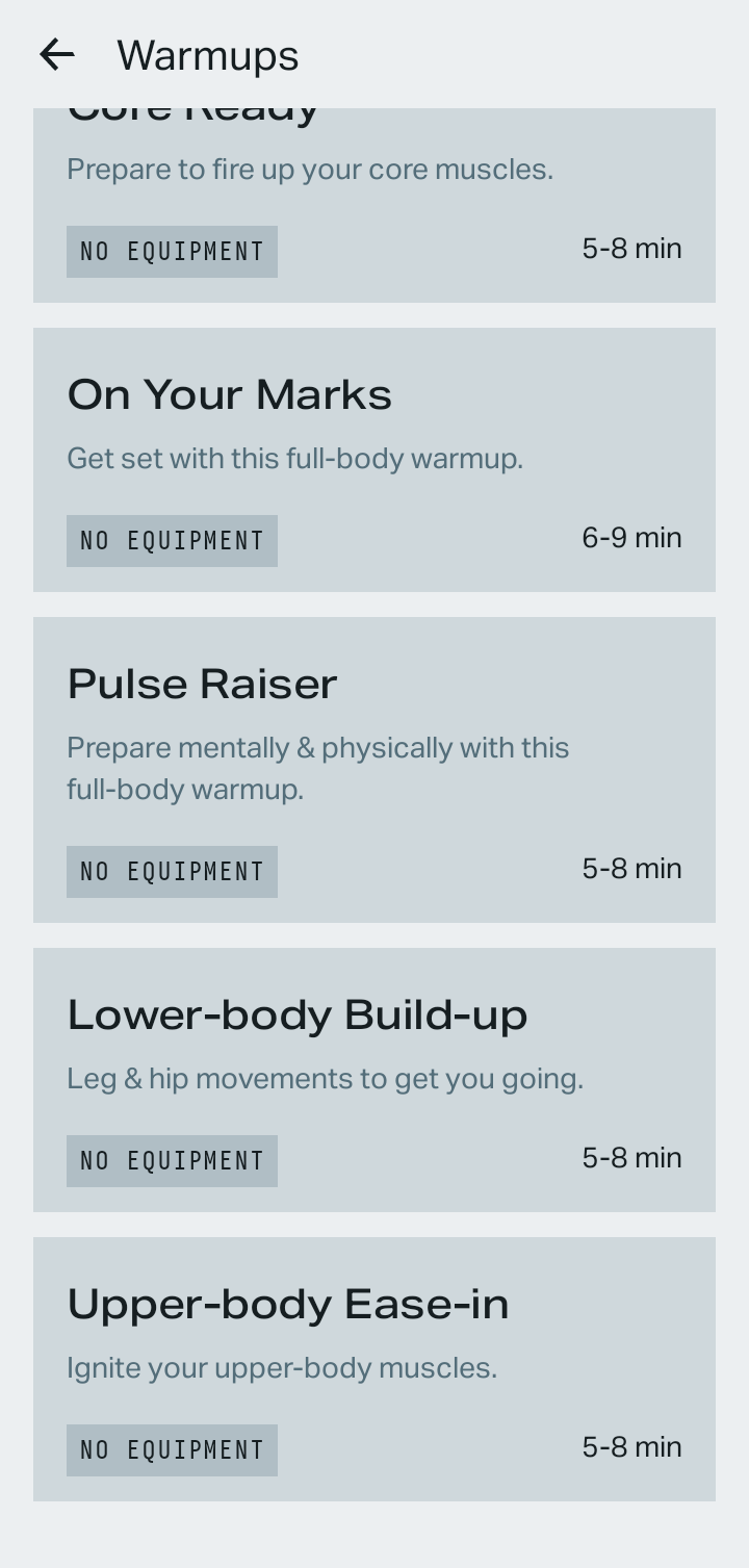  Freeletics Workouts flow