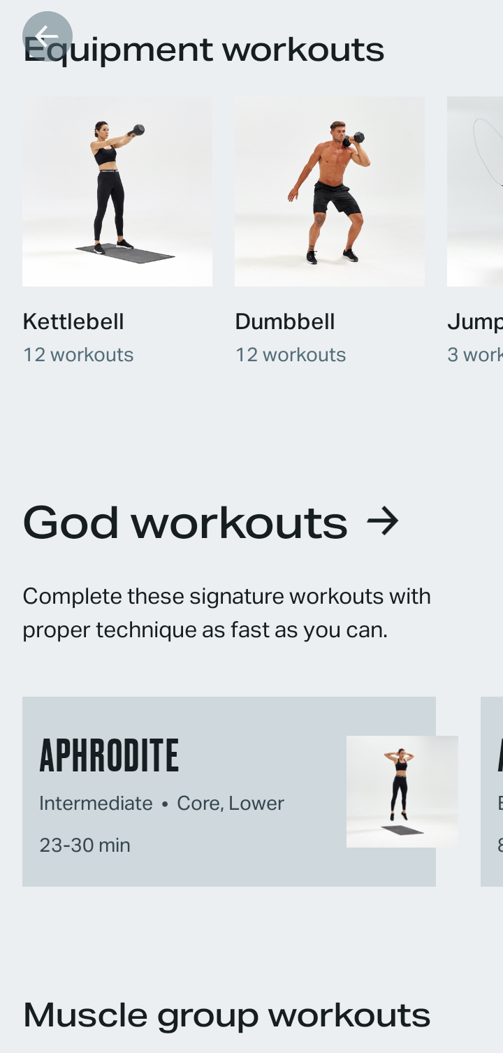  Freeletics Workouts flow