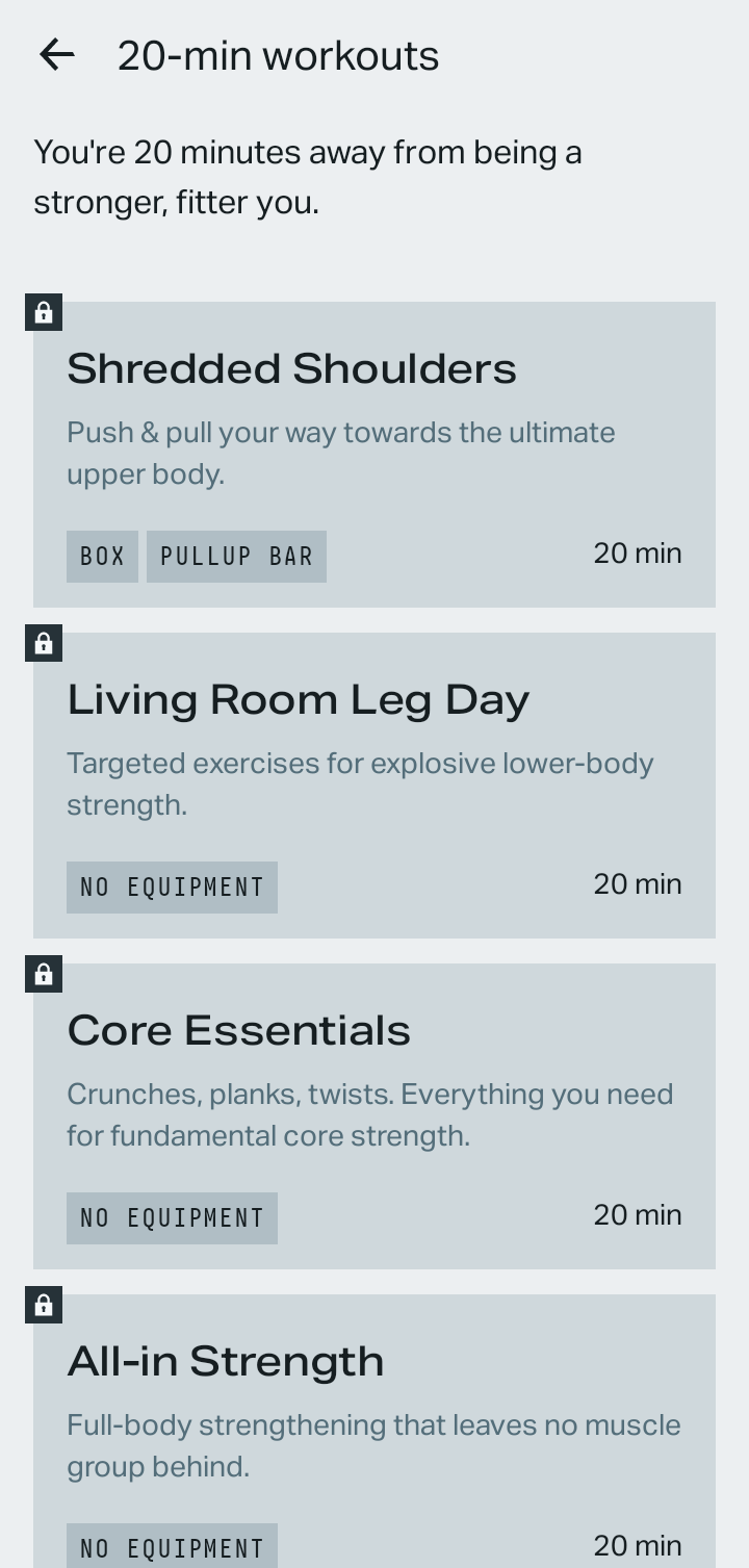  Freeletics Workouts flow