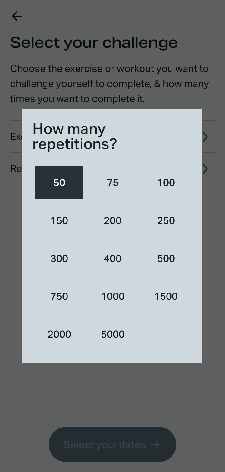  Freeletics Create new challenge flow