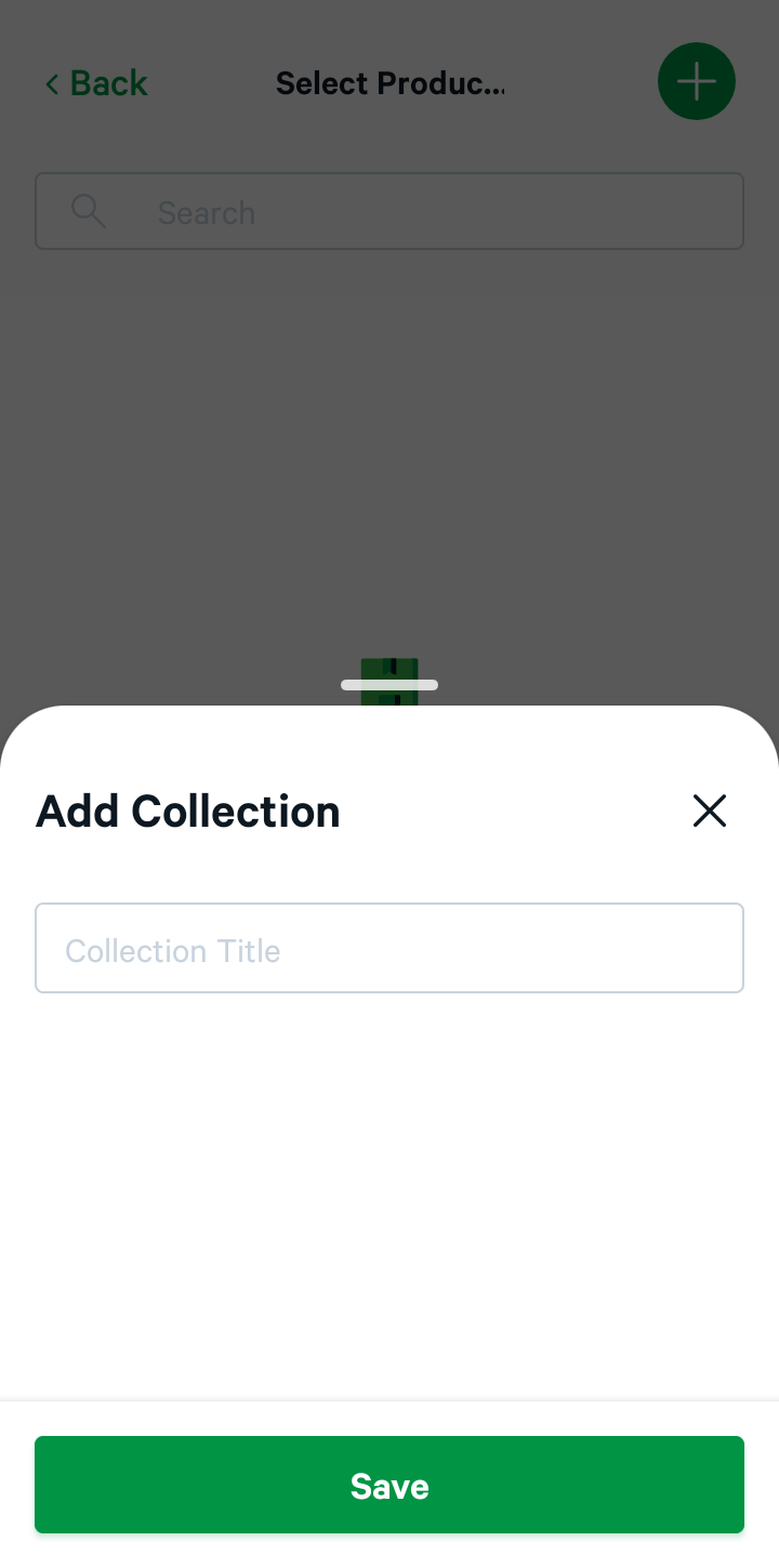  Getbumpa Add To Collection user flow UI screenshot