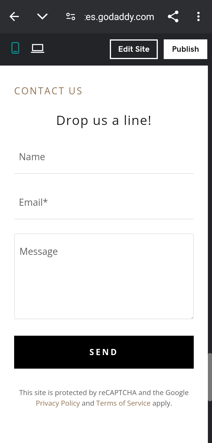  Godaddystudio Creating a website flow