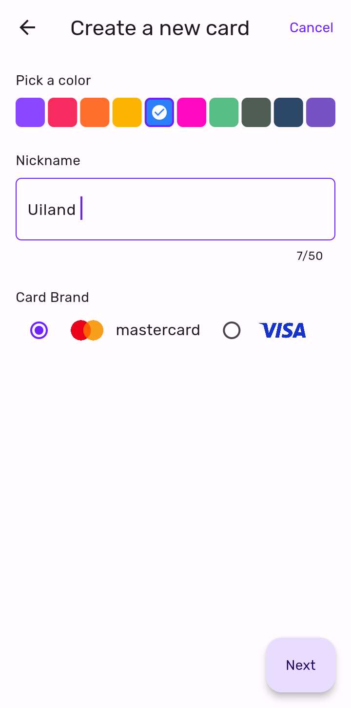  Gotok Add Card user flow UI screenshot
