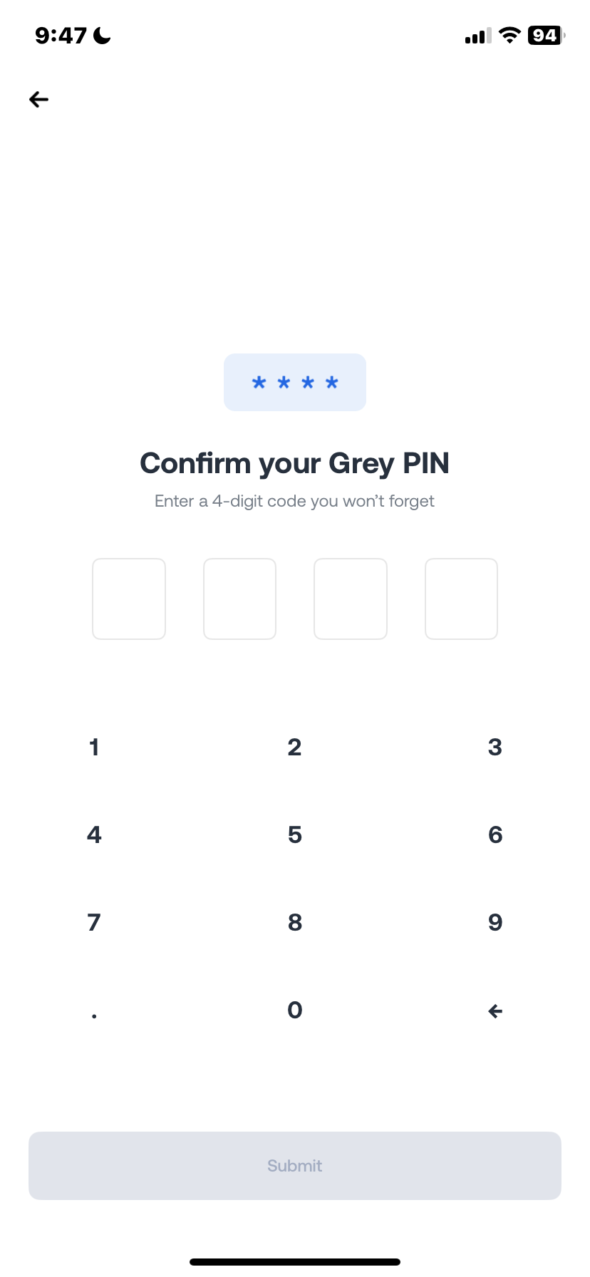Grey App Flows, User Flow Screenshots & UX Patterns | Uiland