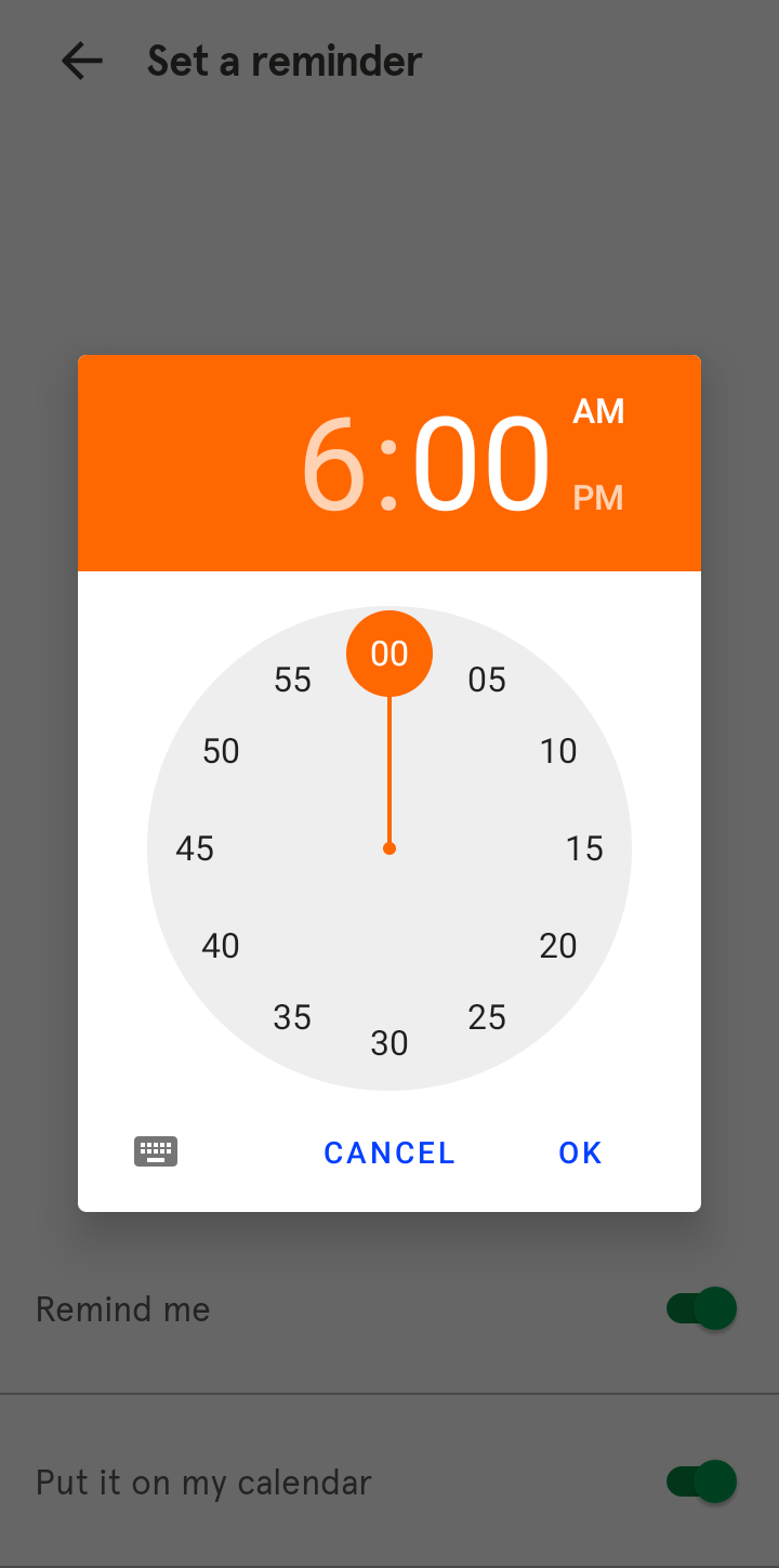  Headspace Select Date user flow UI screenshot