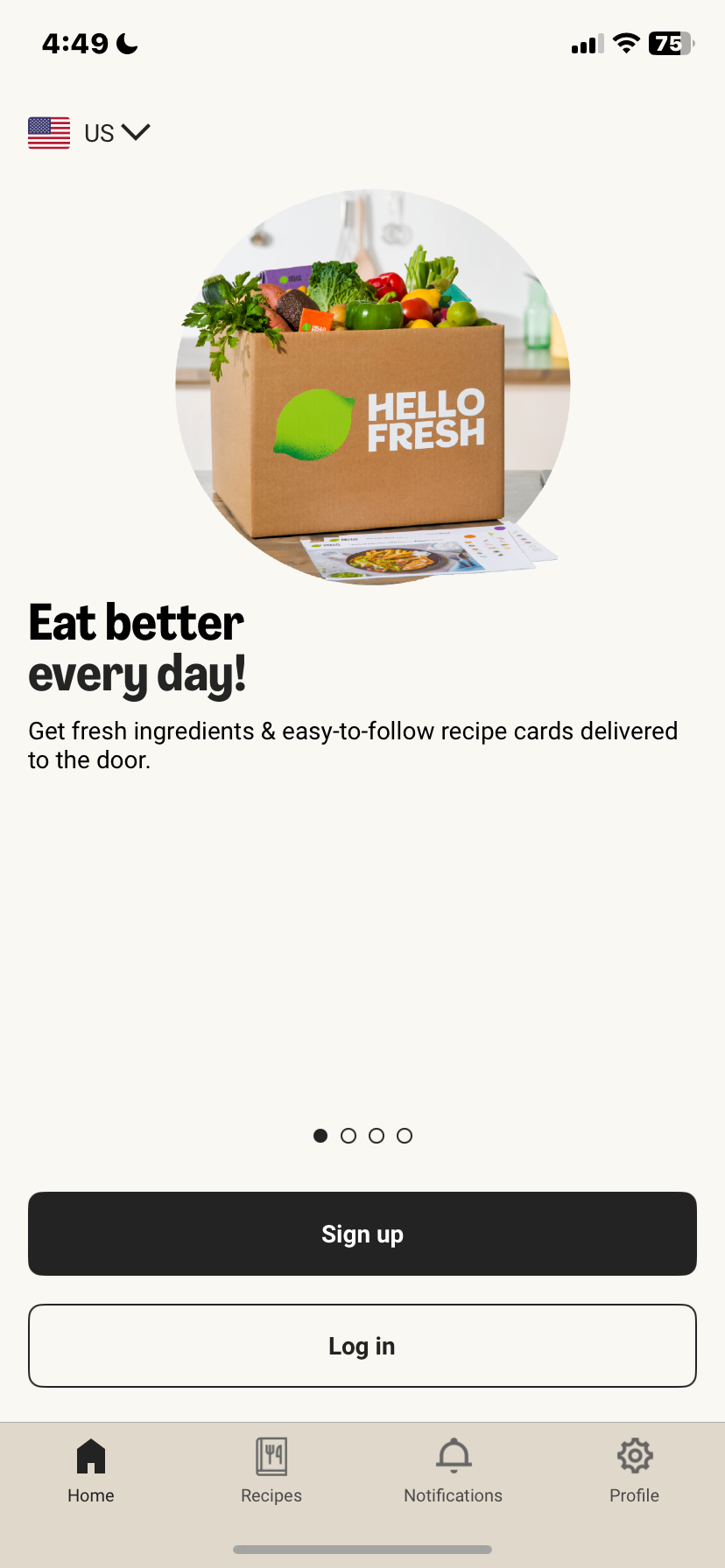 Hellofresh App Screenshots, UI Screens & Design Inspiration | Uiland