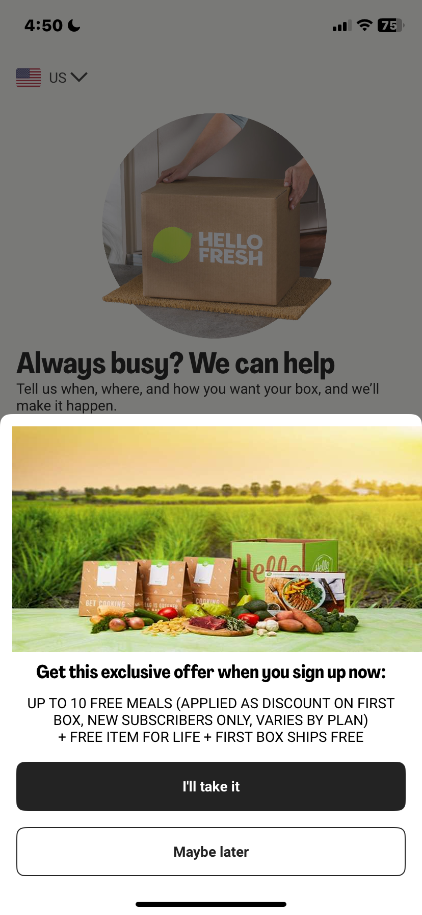 Hellofresh App Screenshots, UI Screens & Design Inspiration | Uiland