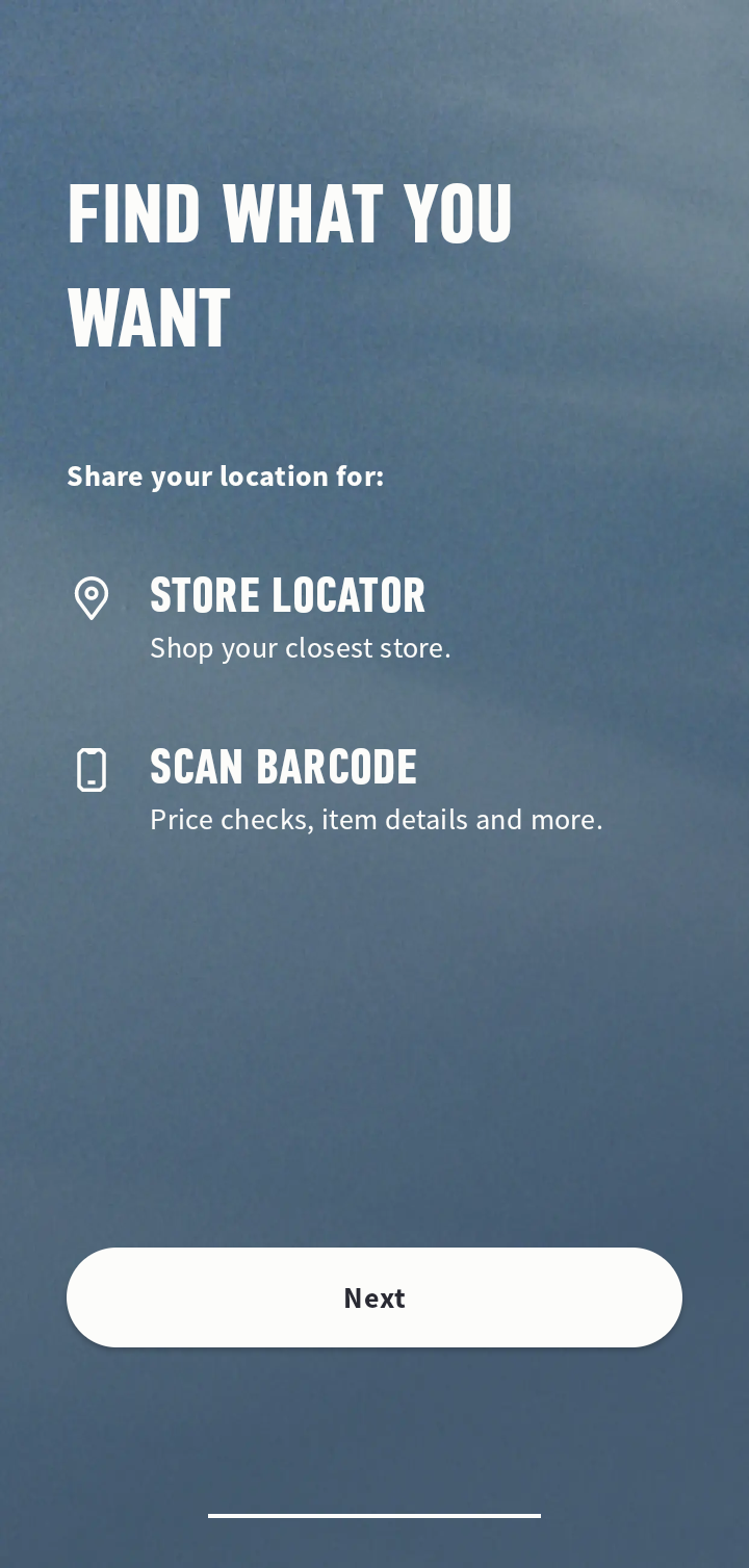 hollister app screens