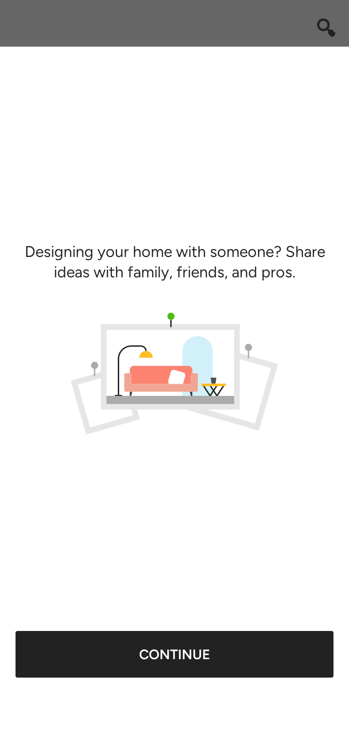  Houzz Create Ideabook flow