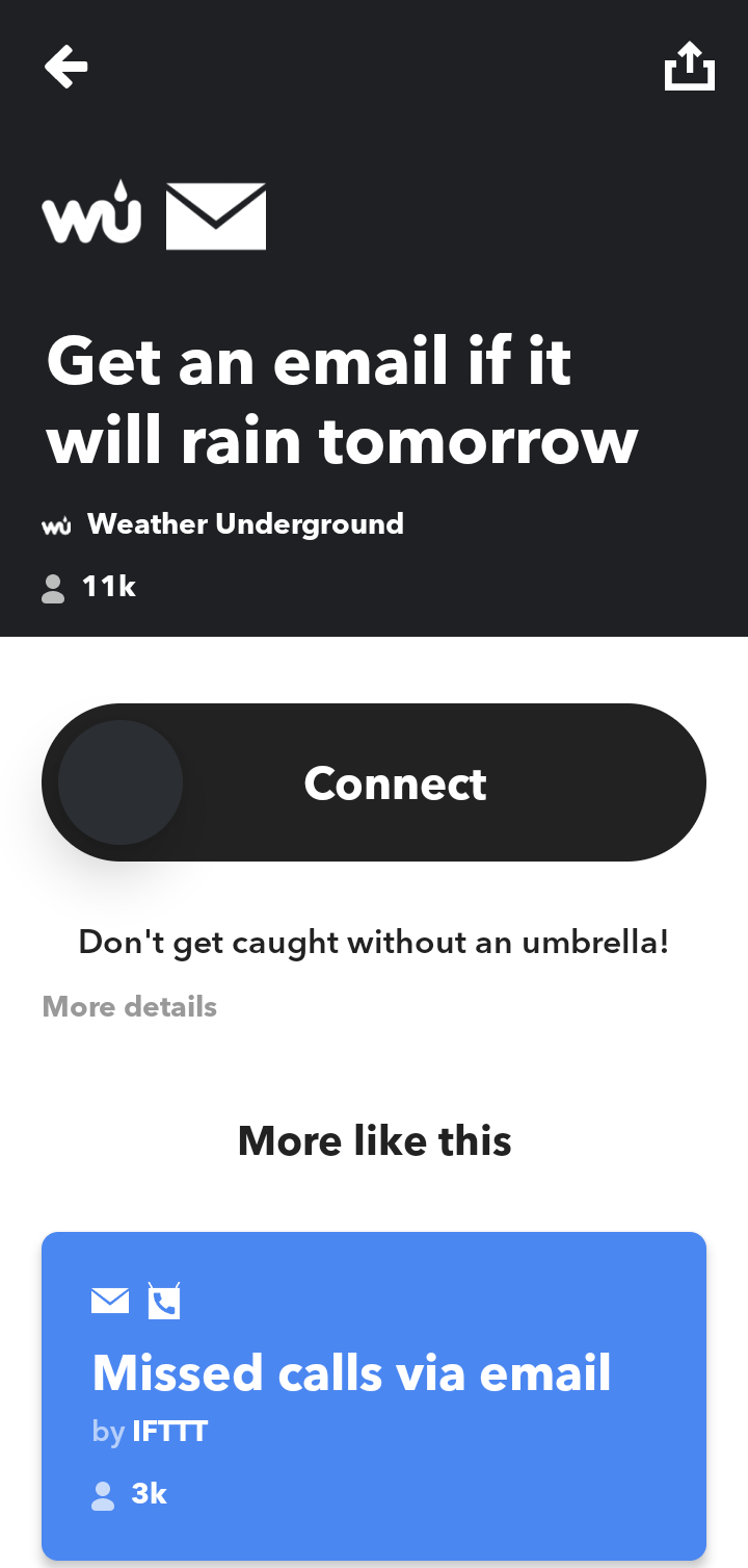  Ifttt Connecting Applets flow