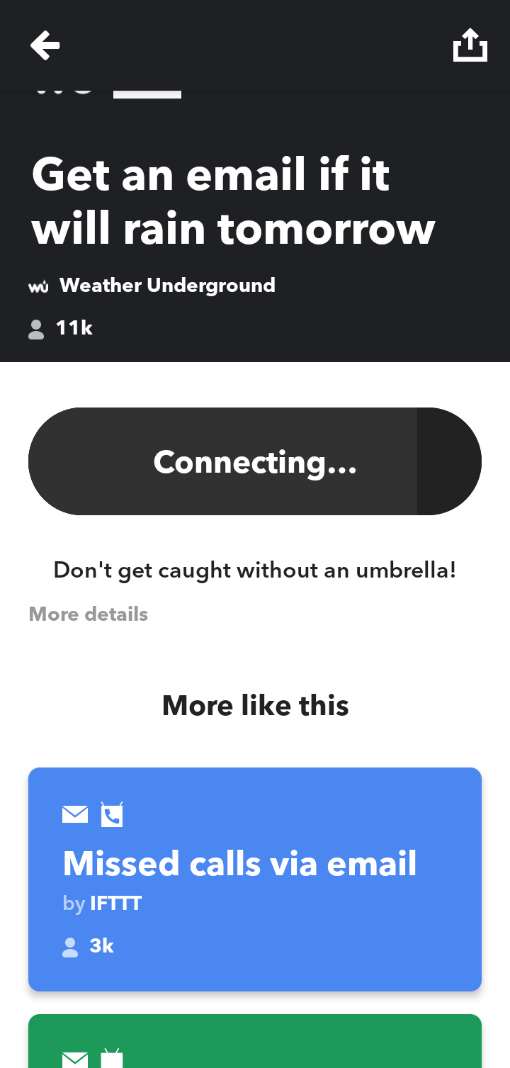  Ifttt Connecting Applets flow