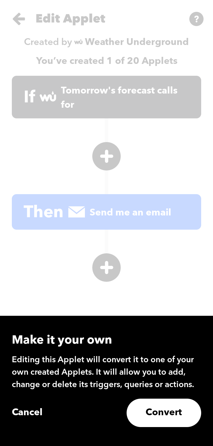  Ifttt Edit Applet flow