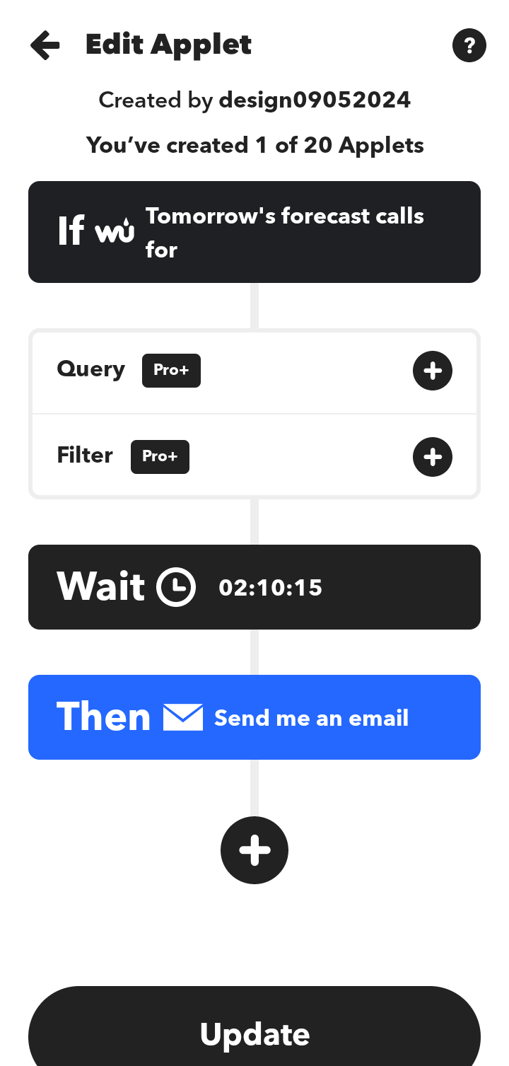  Ifttt Edit Applet flow