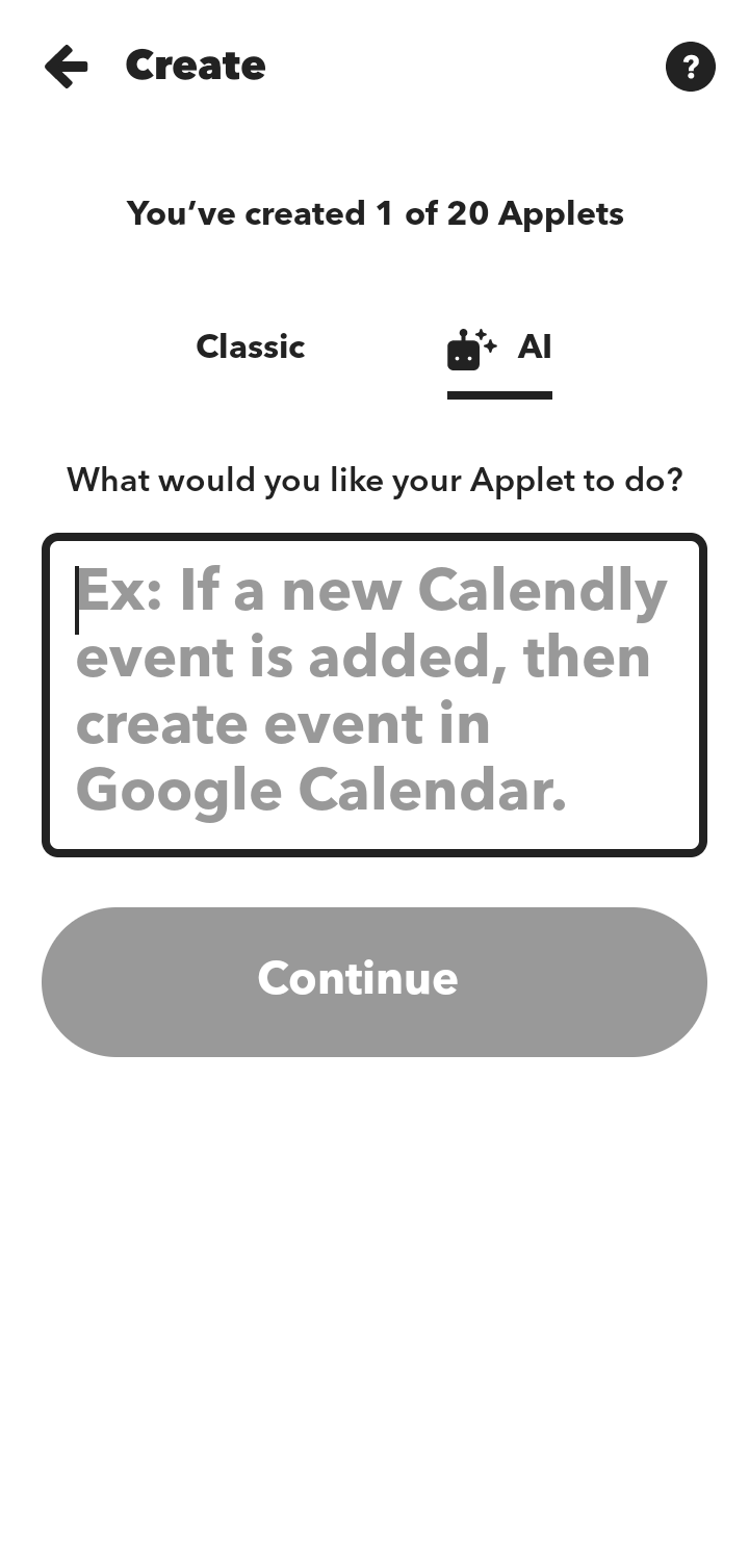  Ifttt Create Applet Using AI flow